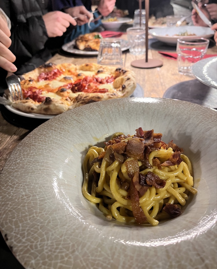 A plate of pasta in Florence